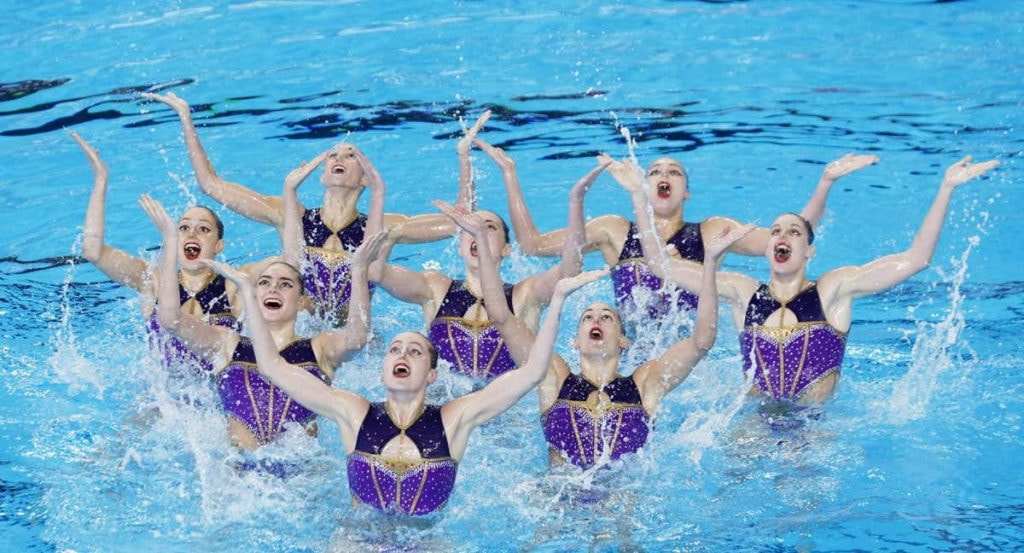 Natación sincronizada.