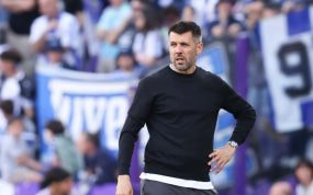 Pezzolano, en un partido con el Valladolid.