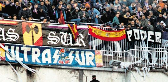Ultras Sur, en los años 90.