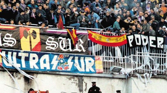 Ultras Sur, en los años 90.