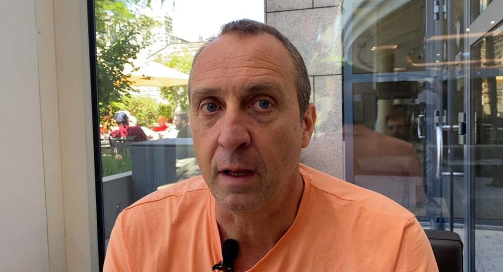 David Barrufet (54), en un momento de la entrevista.