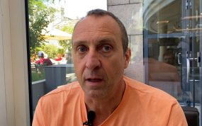 David Barrufet (54), en un momento de la entrevista.