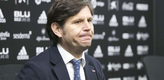 Mateu Alemany, durante su época al frente del Valencia.