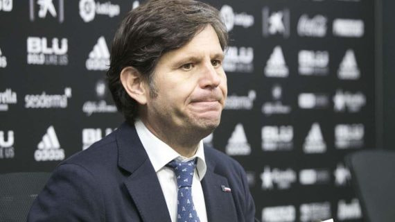 Mateu Alemany, durante su época al frente del Valencia.