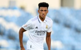 Álvaro Rodríguez, con el Castilla.