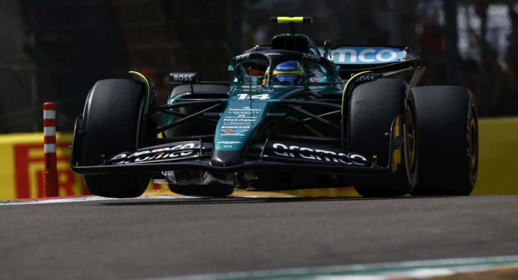 Fernando Alonso, en Imola.
