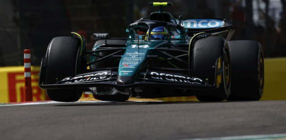 Fernando Alonso, en Imola.