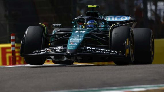 Fernando Alonso, en Imola.