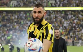 Karim Benzema, el día de su presentación.