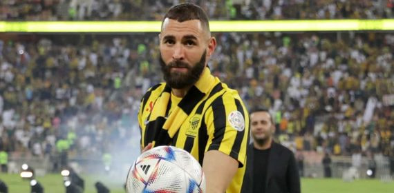 Karim Benzema, el día de su presentación.