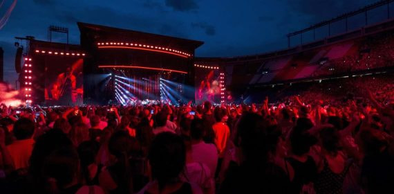 Concierto de Alejandro Sanz en el Vicente Calderón.