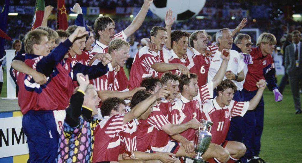 La Dinamarca campeona en 1992.