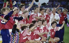 La Dinamarca campeona en 1992.