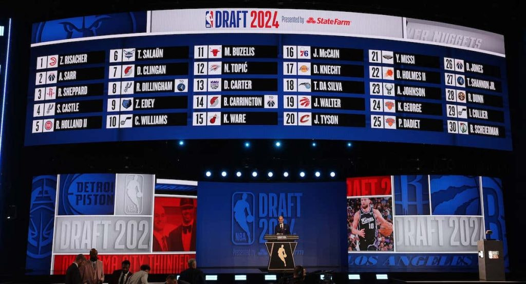 Ceremonia del Draft de 2024.