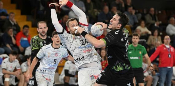Partido de balonmano.