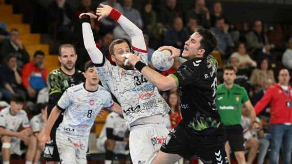 Partido de balonmano.
