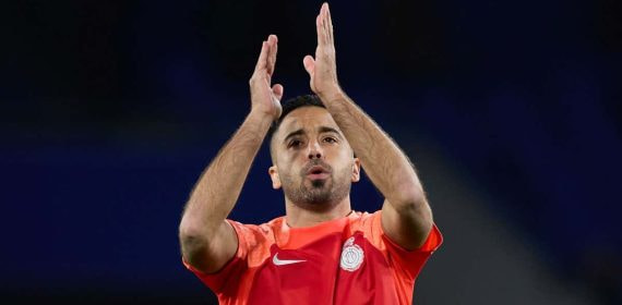 Jaume Costa, en un partido con el Mallorca.