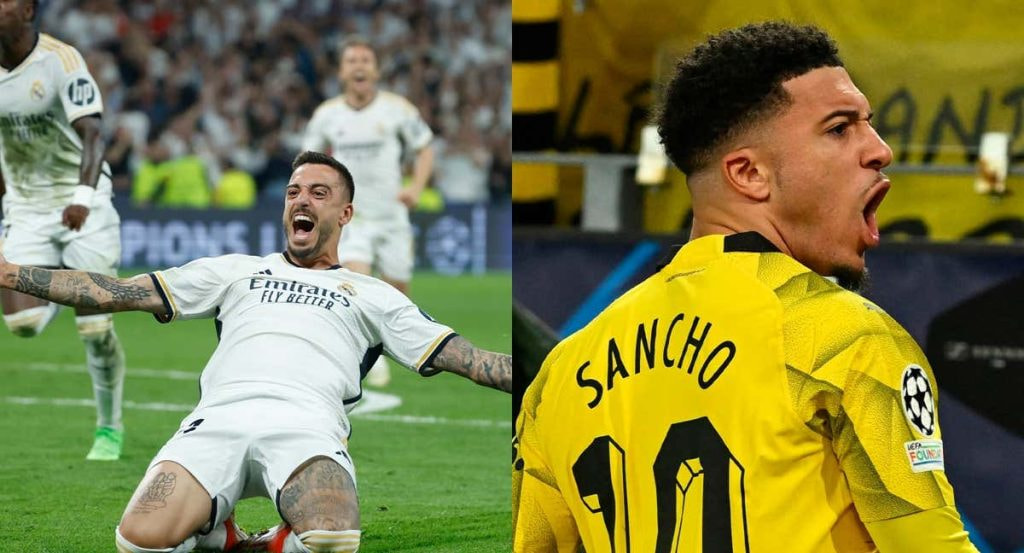 Joselu y Sancho, dos nombres propios de la final de la Champions.