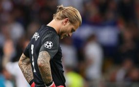 Karius, abatido en la final de la Champions de 2018.
