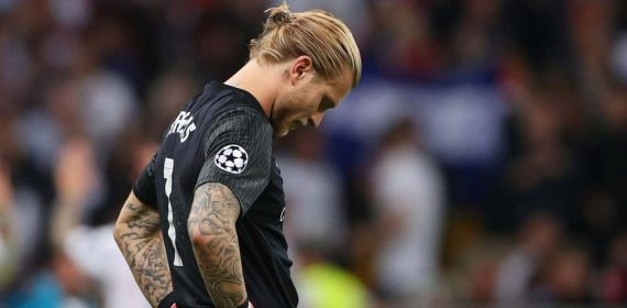Karius, abatido en la final de la Champions de 2018.