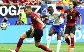 Vertonghen marcó en propia puerta en el Francia - Bélgica.