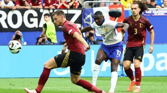 Vertonghen marcó en propia puerta en el Francia - Bélgica.