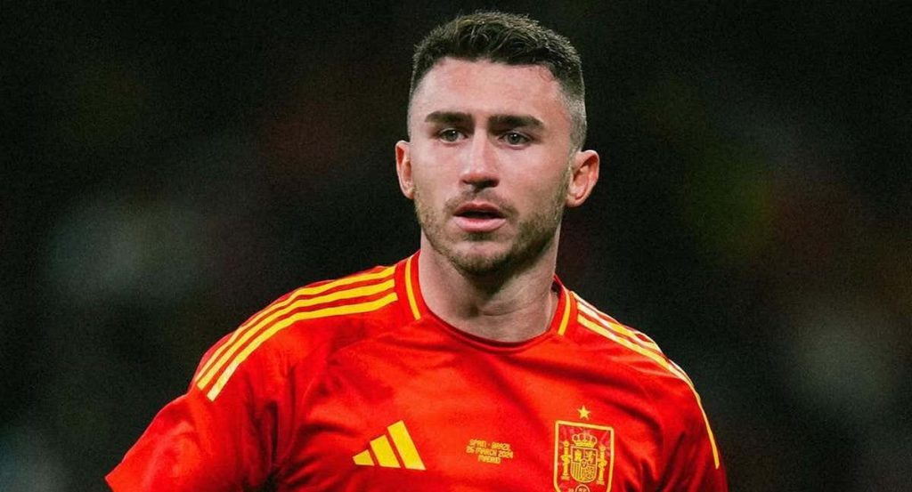 Laporte, durante el España-Brasil amistoso que se disputó en el mes de marzo.