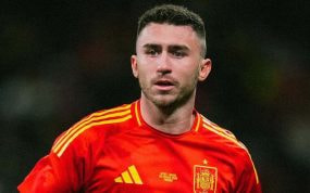 Laporte, durante el España-Brasil amistoso que se disputó en el mes de marzo.