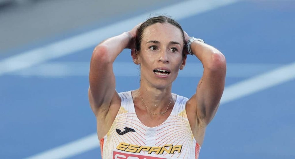 Laura García Caro en el Europeo de Roma.