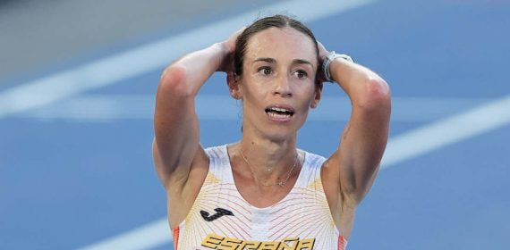 Laura García Caro en el Europeo de Roma.