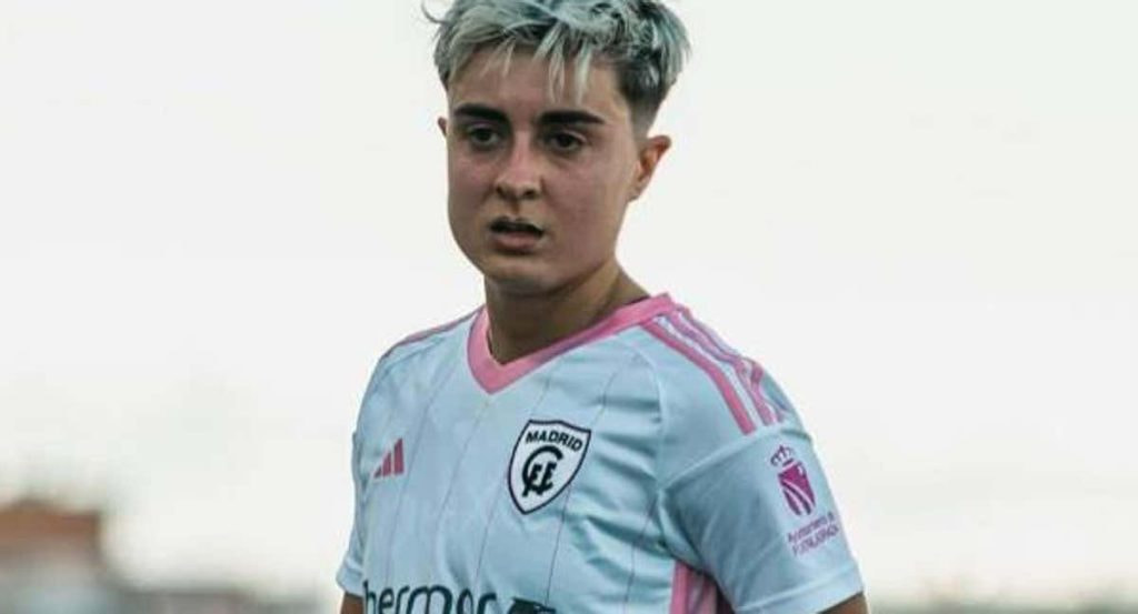 Lucía Pardo, durante un partido con el Madrid CFF el pasado curso.