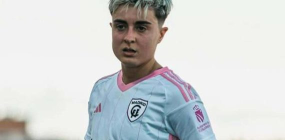 Lucía Pardo, durante un partido con el Madrid CFF el pasado curso.