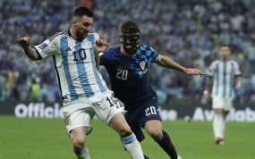 Argentina-Croacia en el Mundial de Catar 2022.