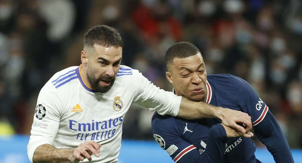 Carvajal y Mbappé.