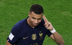 Mbappé con Francia.