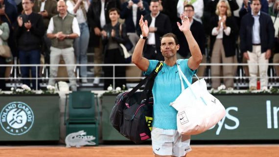 Rafael Nadal se despide de Roland Garros.