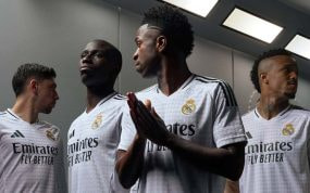 Anuncio oficial de la nueva camiseta del Real Madrid.