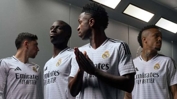 Anuncio oficial de la nueva camiseta del Real Madrid.