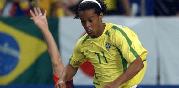 Ronaldinho, durante un Brasil-Bélgica.