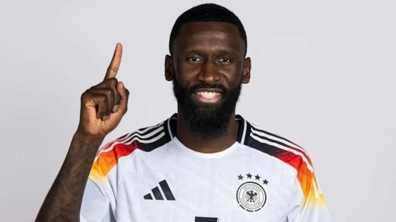 Antonio Rüdiger, en las fotos oficiales de UEFA.