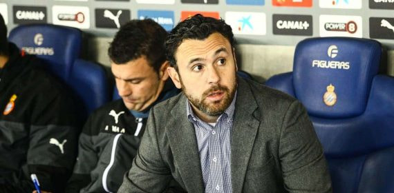 Sergio, en su anterior etapa en el banquillo del Espanyol.