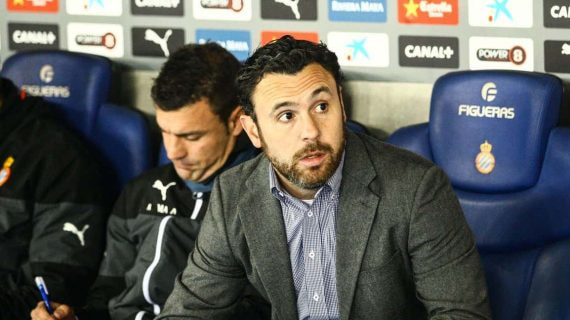 Sergio, en su anterior etapa en el banquillo del Espanyol.