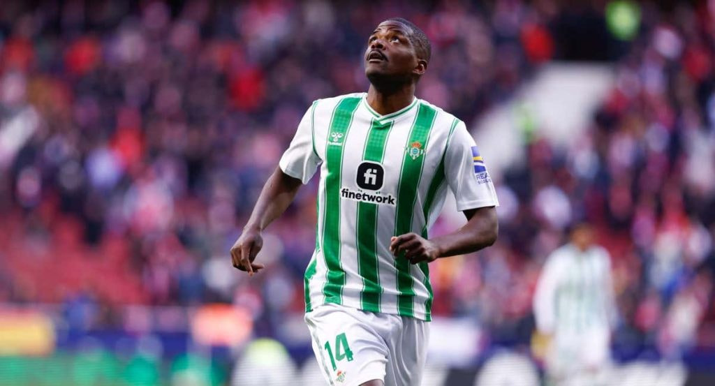 William Carvalho, en un partido del Betis.