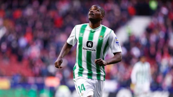 William Carvalho, en un partido del Betis.