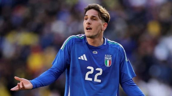 Zaniolo con Italia.
