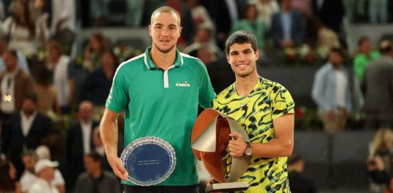Struff llegó a la final del Mutua Madrid Open como 'lucky loser'.