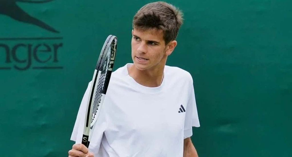 Rafa Jódar, en Roehampton.
