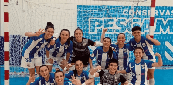 Primer equipo femenino del CD Leganés de fútbol sala