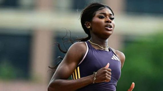 Favour Ofili en un entrenamiento.