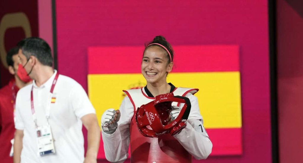 Adriana Cerezo durante los Juegos Olímpicos.